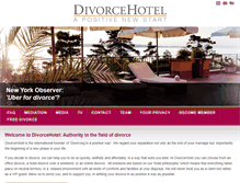 Tablet Screenshot of divorcehotel.com